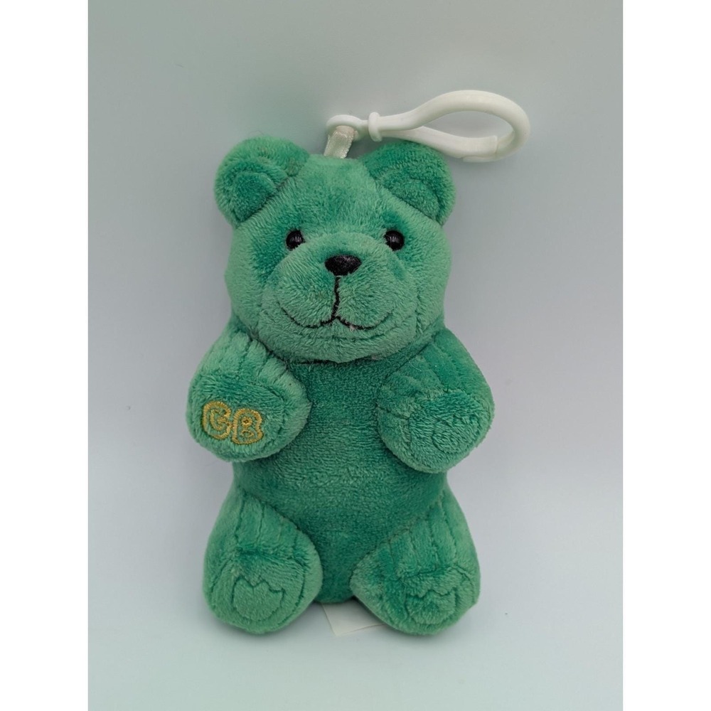 Gummy Bear Mini Plush Clip On Green 5‎ Inch 2004 Stuffed Animal Toy